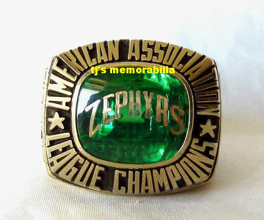 1987 DENVER ZEPHYRS AAL MILWAUKEE BREWERS CHAMPIONSHIP RING