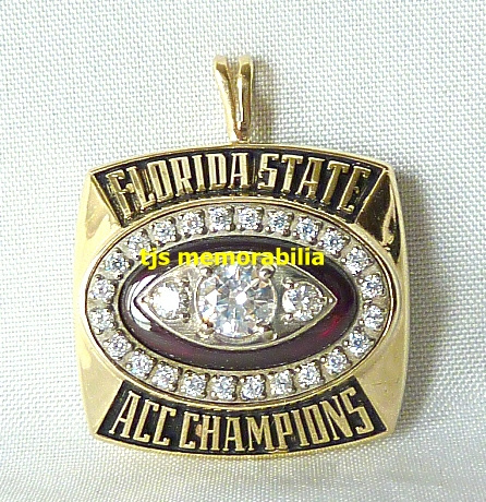 1994 FSU SEMINOLES ACC CHAMPIONSHIP RING TOP PENDANT
