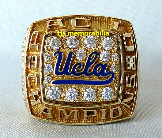 1998 UCLA BRUINS PAC 10 CHAMPIONSHIP RING