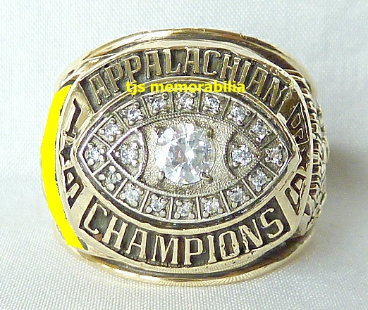 1999 APPALACHIAN STATE MOUNTAINEERS SOUTHERN CONFERENCE CHAMPIONSHIP RING
