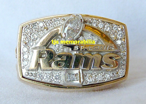 1999 SAINT LOUIS RAMS SUPER BOWL XXXIV CHAMPIONSHIP RING - LADIES