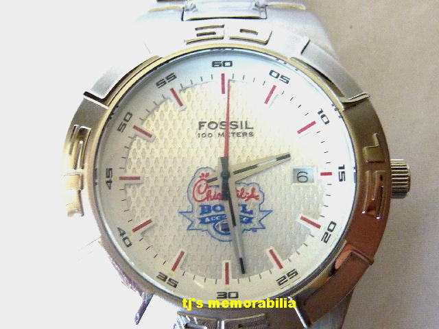 2007 AUBURN TIGERS CHICK FIL A PEACH BOWL CHAMPIONSHIP WATCH