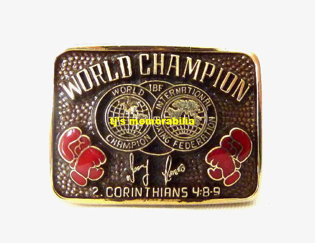 1995 IBF SUPER FEATHERWEIGHT WORLD CHAMPIONSHIP RING
