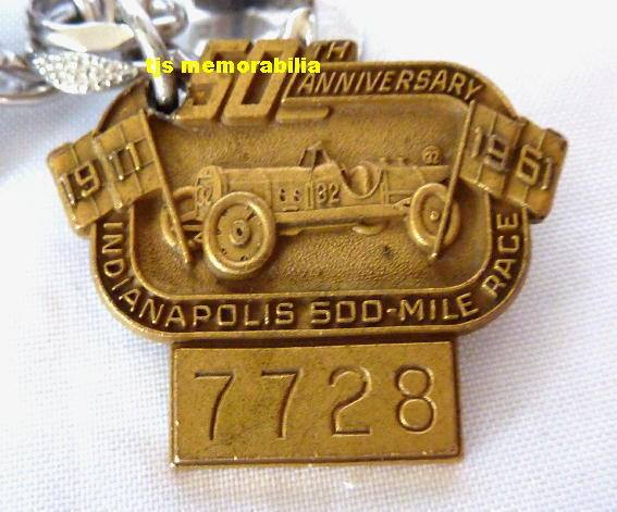 1961 - 1978 INDY 500 CHAMPIONSHIP PENDANT BRACELET