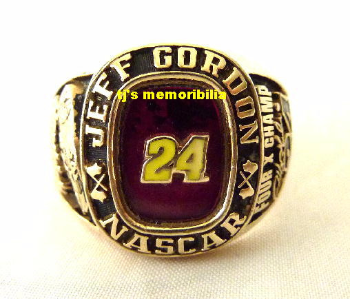 NASCAR JEFF GORDON 4X CHAMPIONSHIP RING