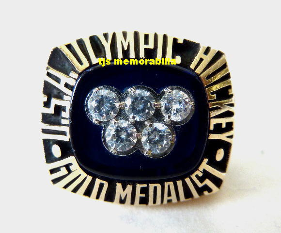 1980 USA OLYMPIC HOCKEY CHAMPIONSHIP RING - MIRACLE ON ICE !