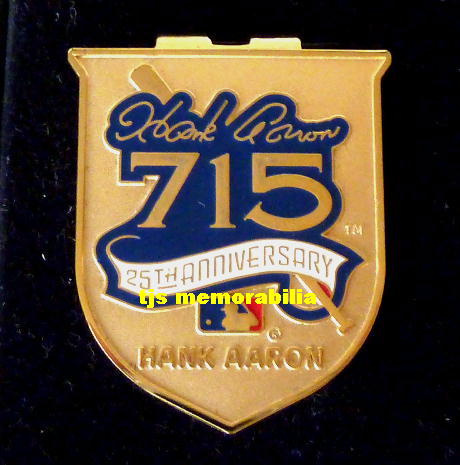 1974 HANK AARON 715 HOME RUNS COMMEMORATIVE MONEY CLIP