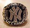 1977 NY YANKEES WORLD SERIES CHAMPIONSHIP RING