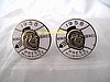 1958 MILWAUKEE BRAVES NL CHAMPIONSHIP PRESS CUFF LINKS