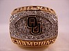 2000 OKLAHOMA SOONERS BIG XII CHAMPIONSHIP RING