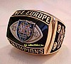 2002 NFL EUROPE BERLIN THUNDER CHAMPIONSHIP RING