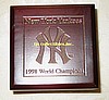 1998  NY YANKEES CHAMPIONSHIIP RING BOX