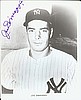 JOE DIMAGGIO SIGNED 8 X 10  B & W PHOTO