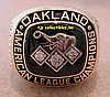 1990 OAKLAND A'S AL CHAMPIONSHIP RING