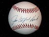 CATFISH HUNTER AUTOGRAPHED BASEBALL