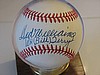 TED WILLIAMS & WILLIAM BILL TERRY SIGNED BASEBALL