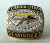 2001 FLORIDA STATE SEMINOLES ORANGE BOWL CHAMPIONSHIP RING !