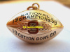 1959 SYRACUSE ORANGEMEN NATIONAL CHAMPIONSHIP PENDANT CHARM