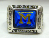 1966 MICHIGAN WOLVERINES BIG TEN 3 PEAT CHAMPIONSHIP RING