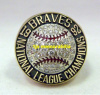 1992 ATLANTA BRAVES NATIONAL LEAGUE CHAMPIONSHIP RING